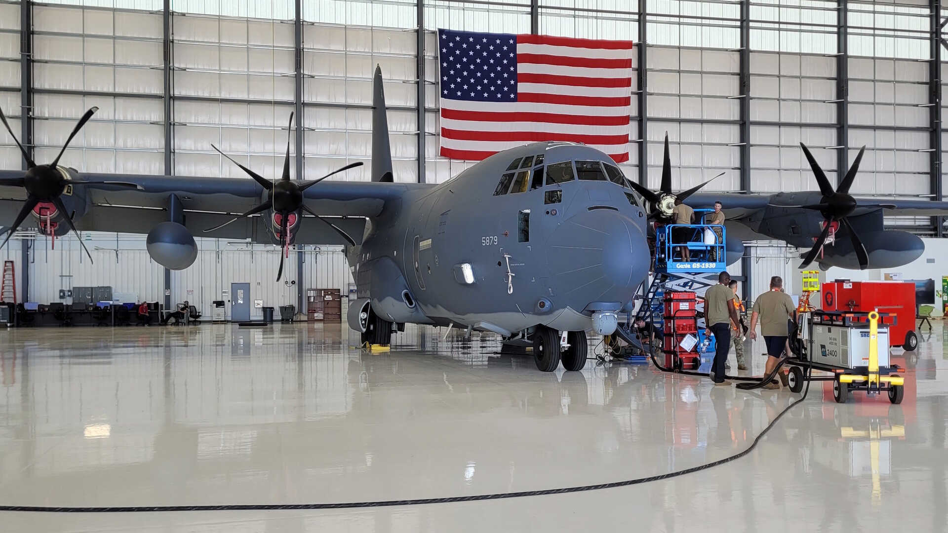 C-130 in Hangar