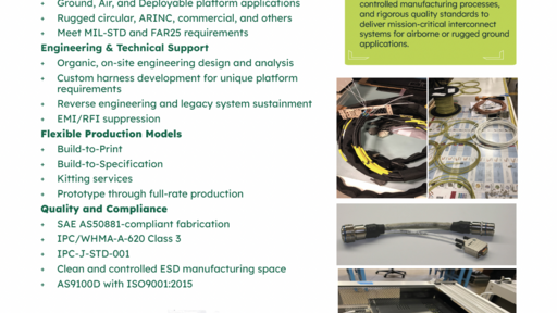 Wire harness and cable fabrication