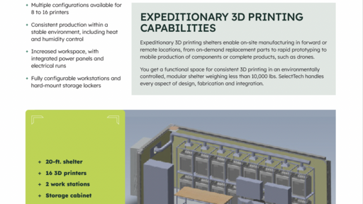 Mobile Printer Stations Sell Sheet